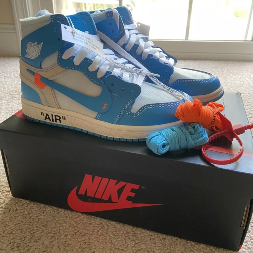 OFF WHITE AIR JORDAN 1’s UNC (REF BOX)